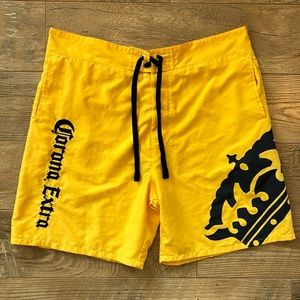 Calhoun Sportswear Corona Extra Yellow Men’s Board Shorts